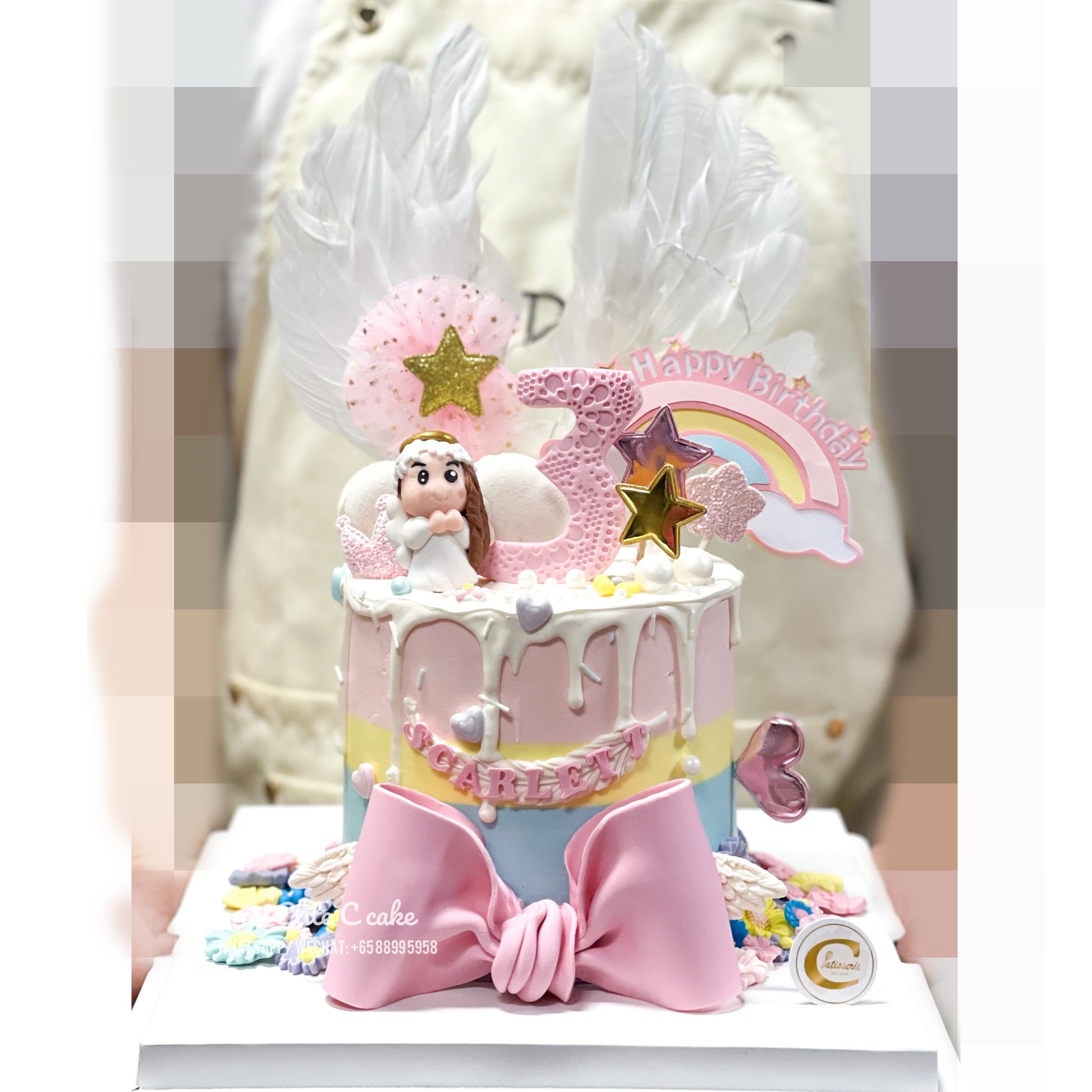 Angel Decorated Cake