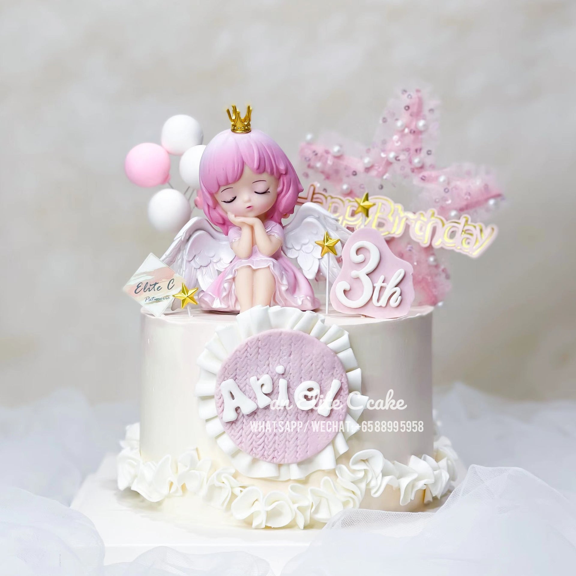 Angel Decorated Cake