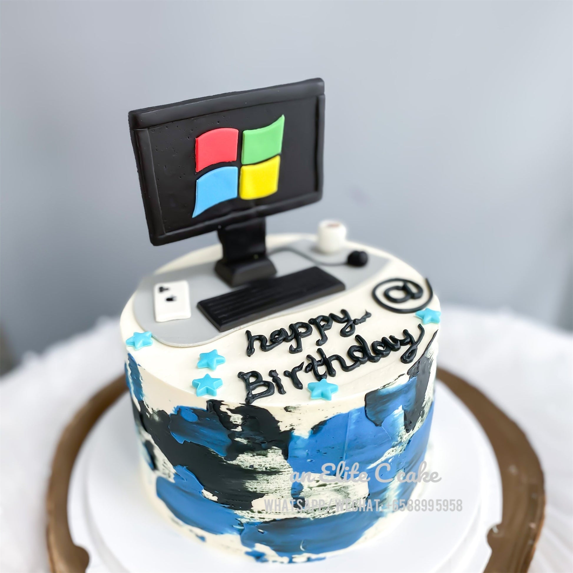 Electronic Decorated Cake