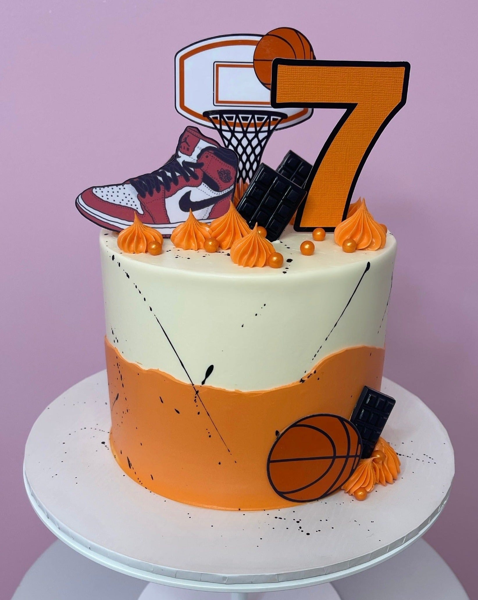 Basketball Decorated Cake