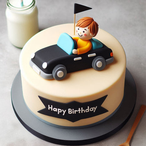 Decorated Car Cake