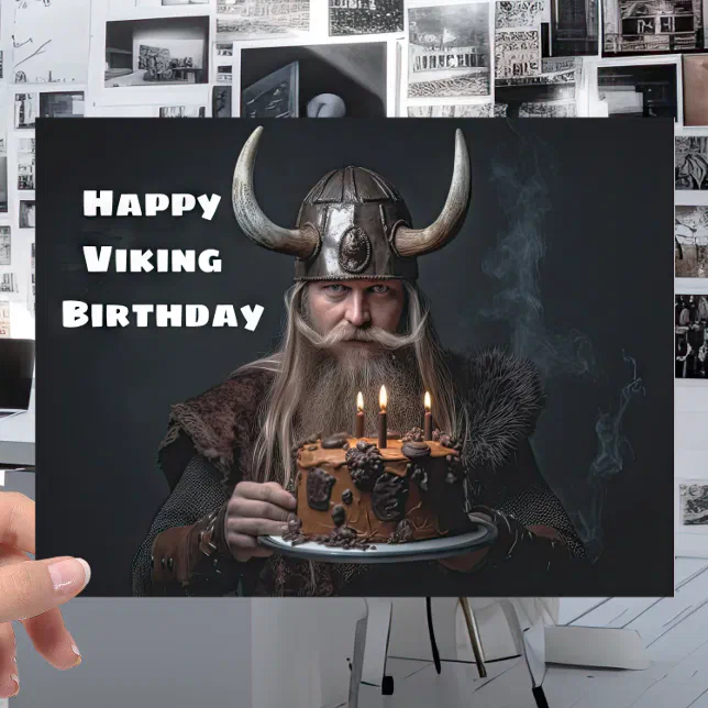 Bolo Decorado Vikings