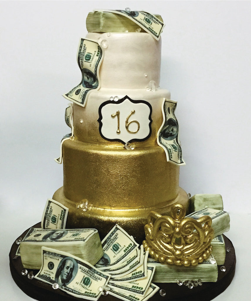 Dollar Decorated Cake