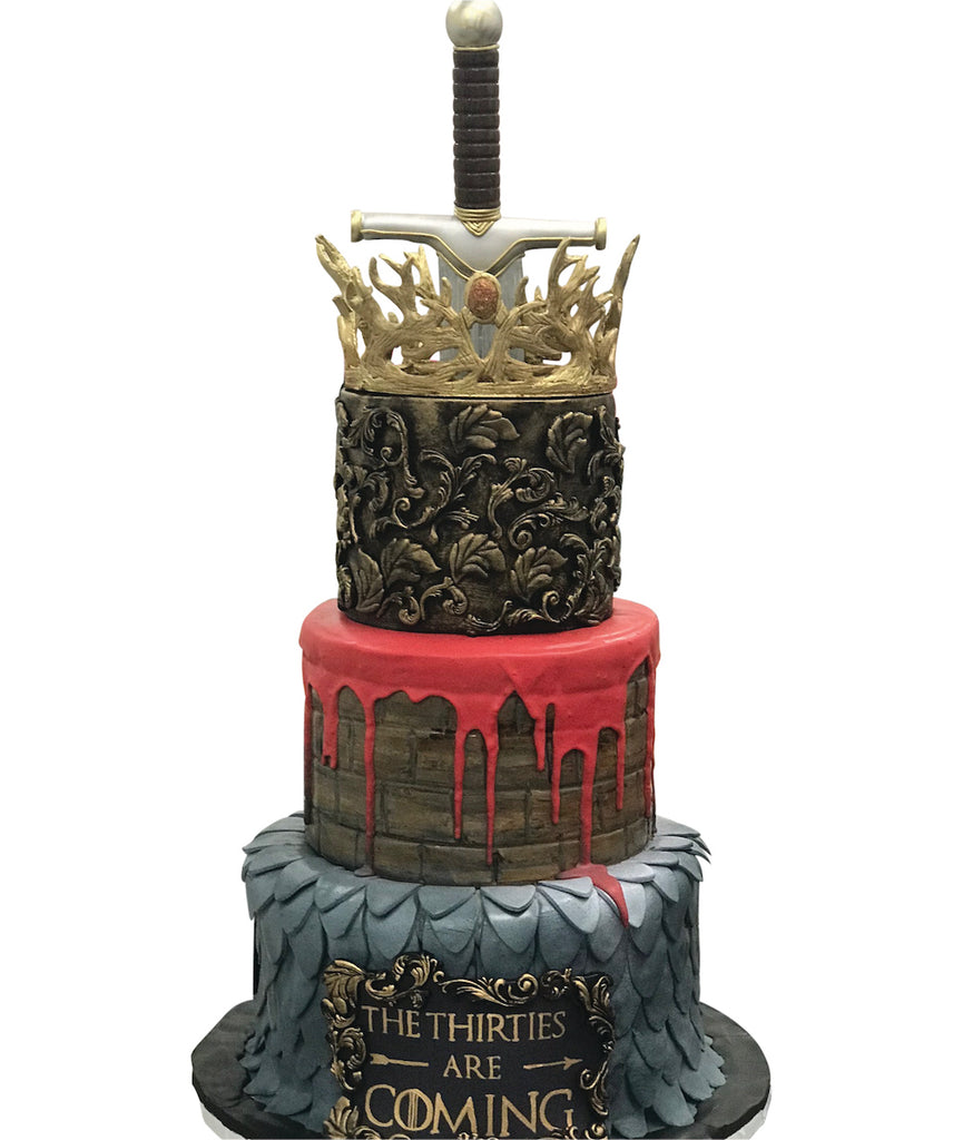 Game Of Thrones Decorated Cake