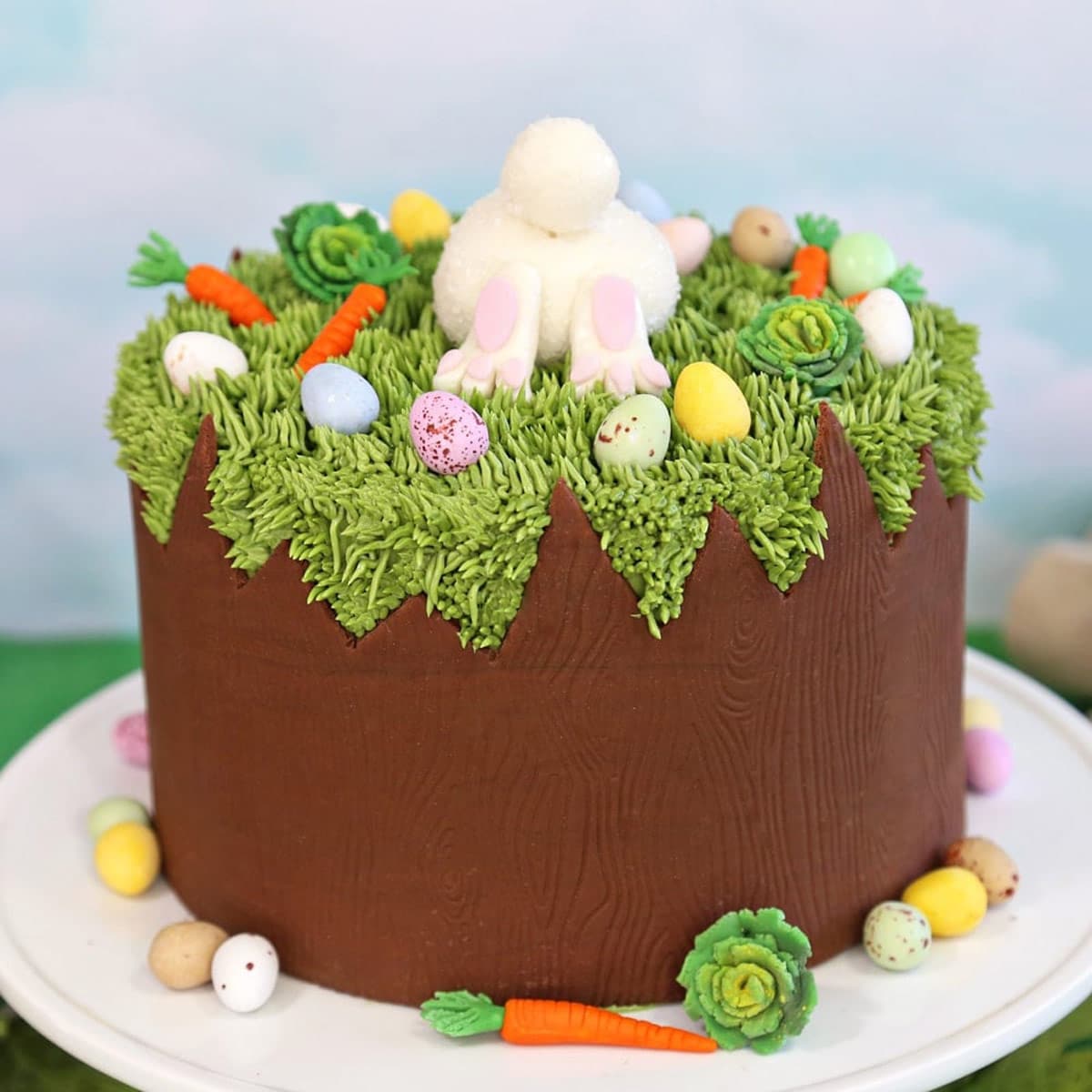 Easter decorated cake