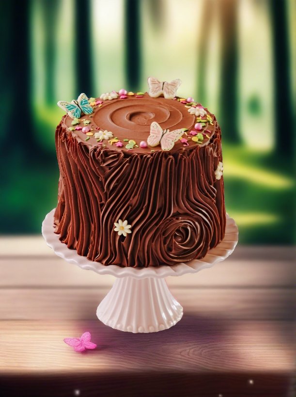 Forest Decorated Cake