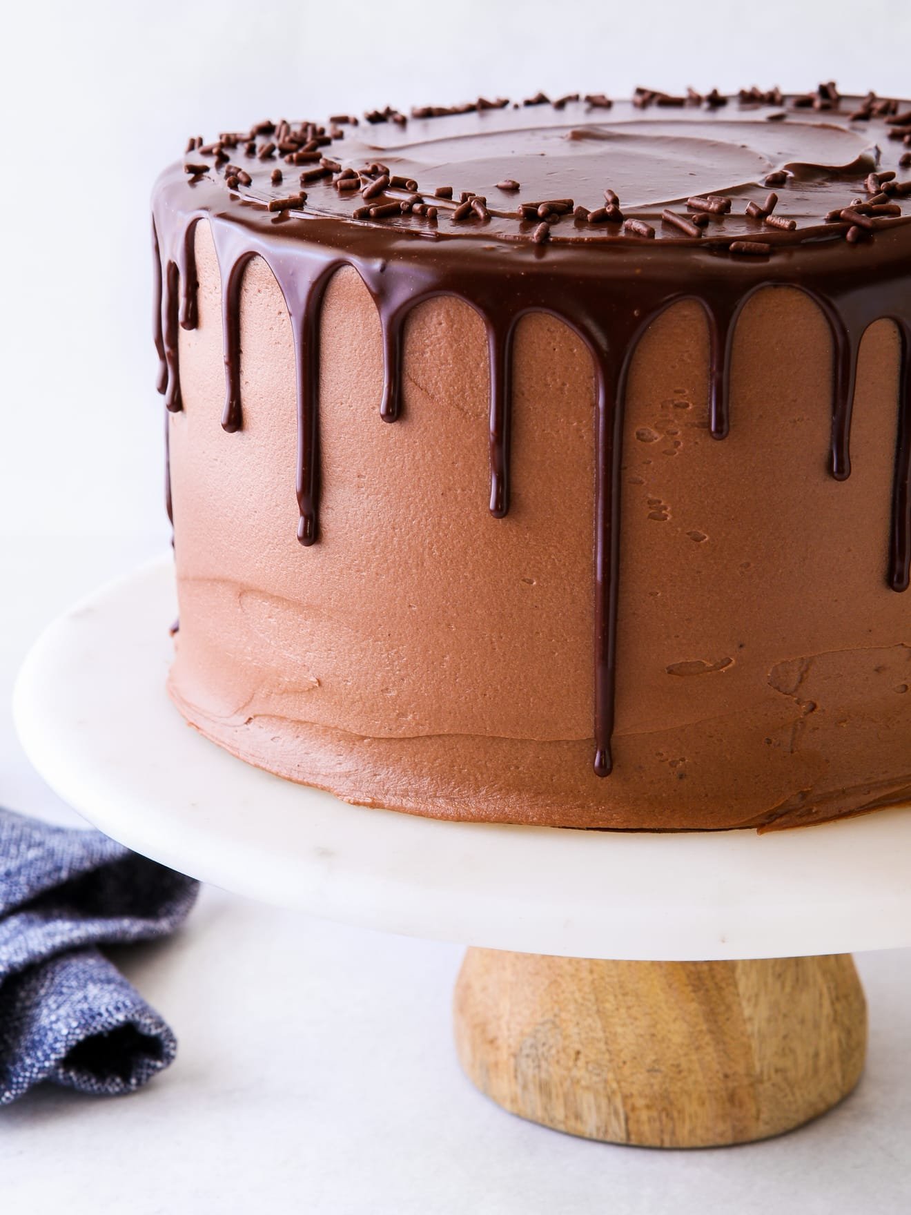 Decorated Chocolate Cake