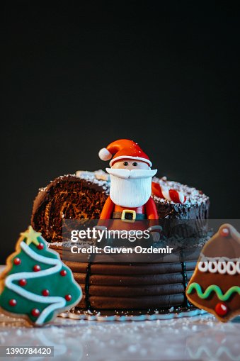 Santa Claus Decorated Cake