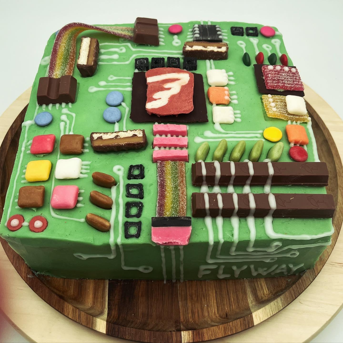 Electronic Decorated Cake