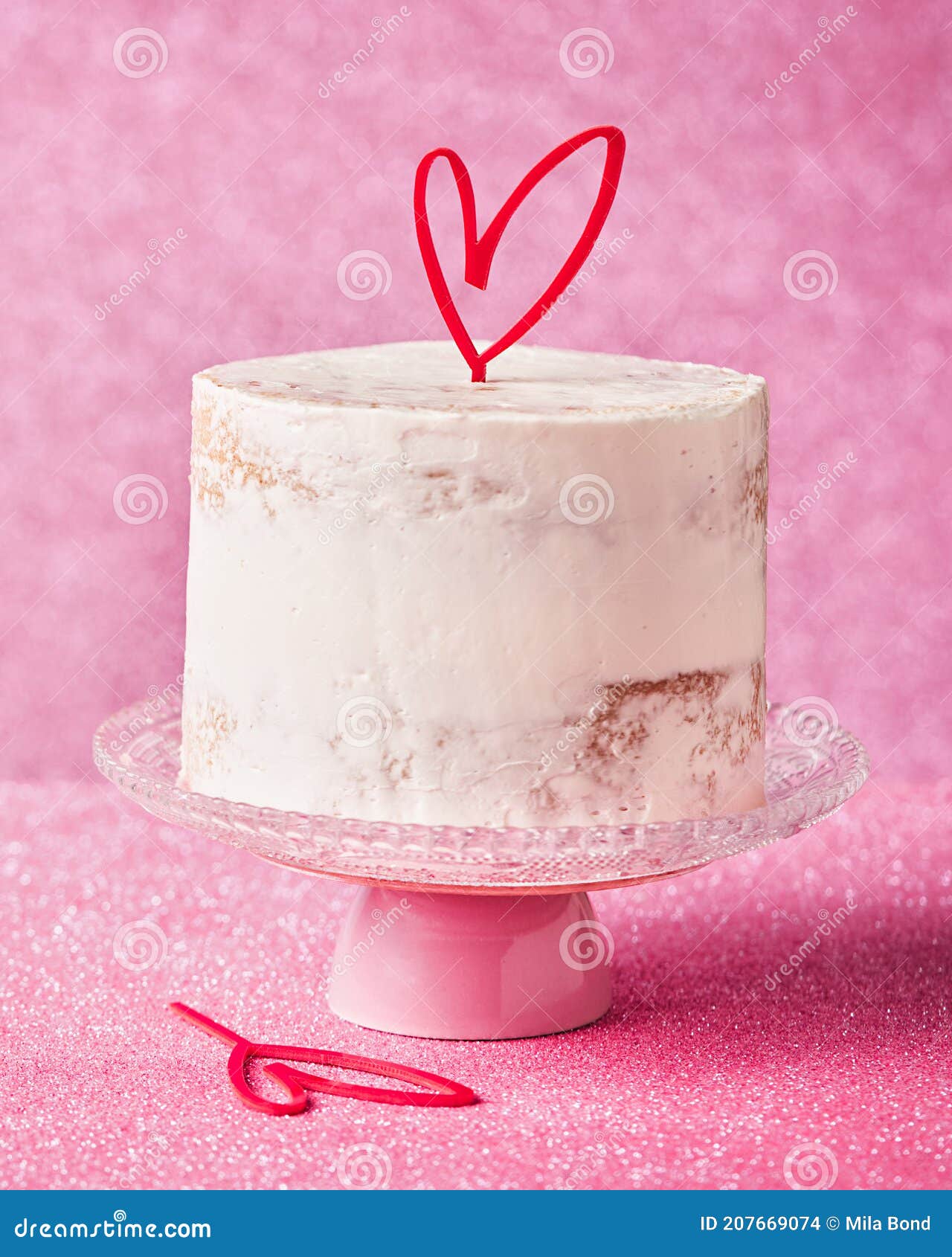 Love Decorated Cake