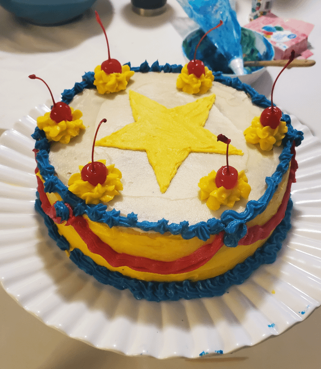 Clown Decorated Cake