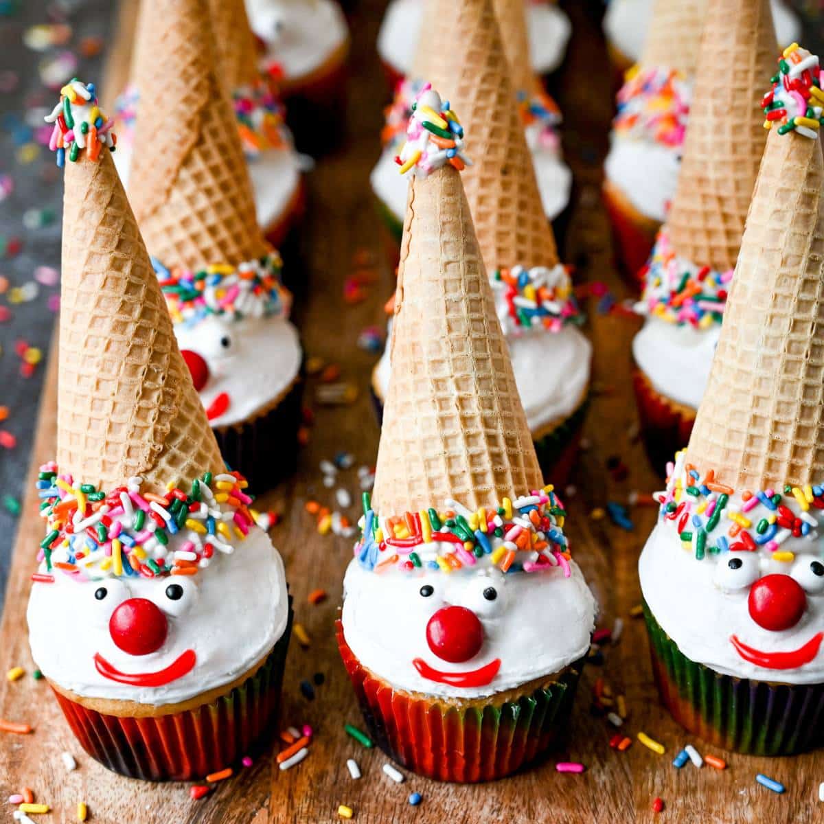 Clown Decorated Cake