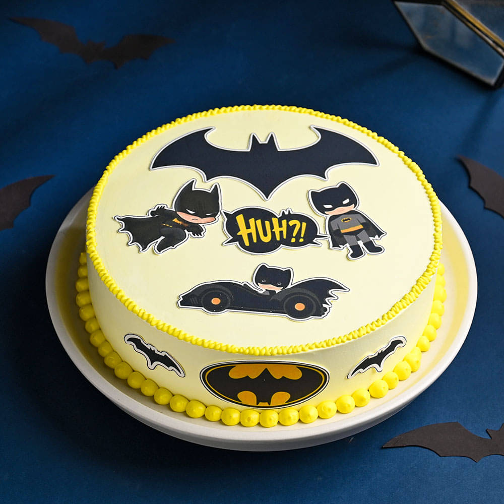 Batman decorated cake