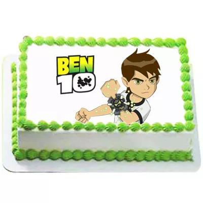 Ben 10 Decorated Cake