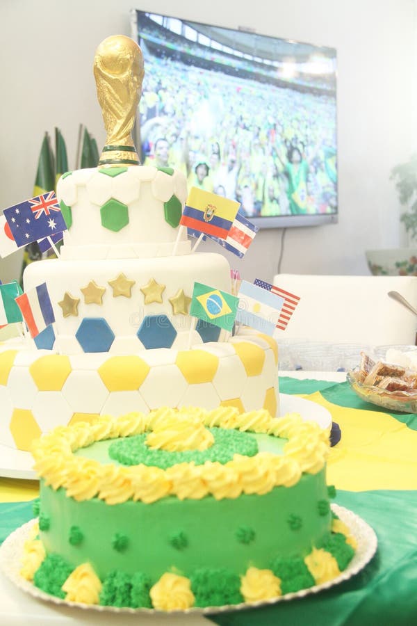 Decorated Cake Sao Paulo Football