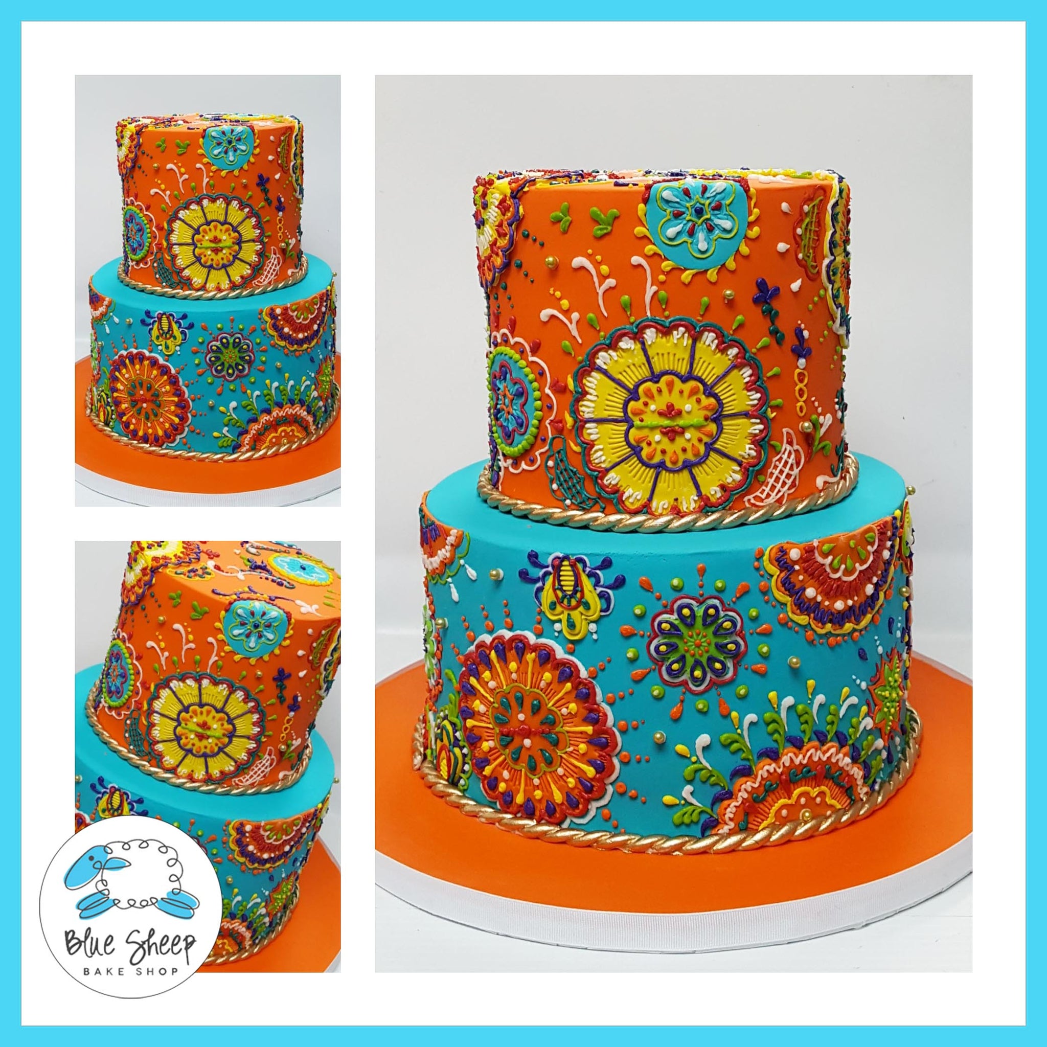 Mandala Decorated Cake