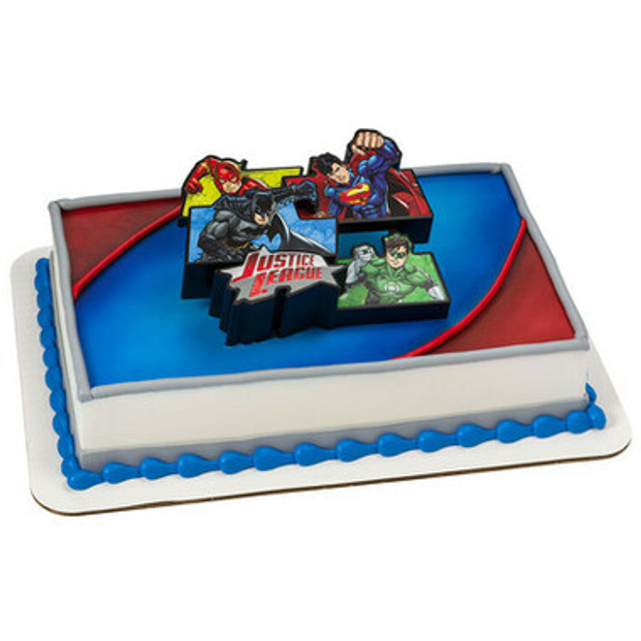 Justice League Decorated Cake