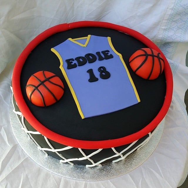 athletic decorated cake