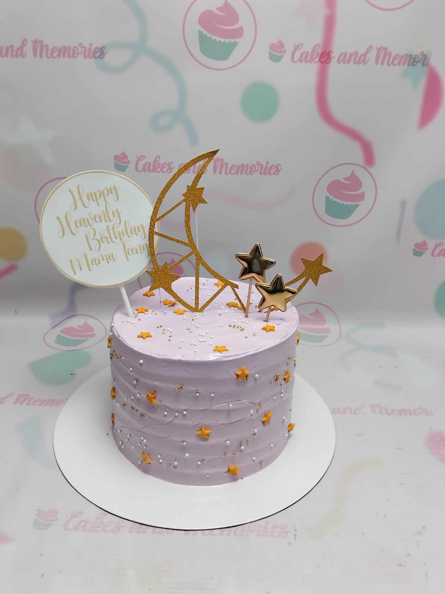 Star Decorated Cake