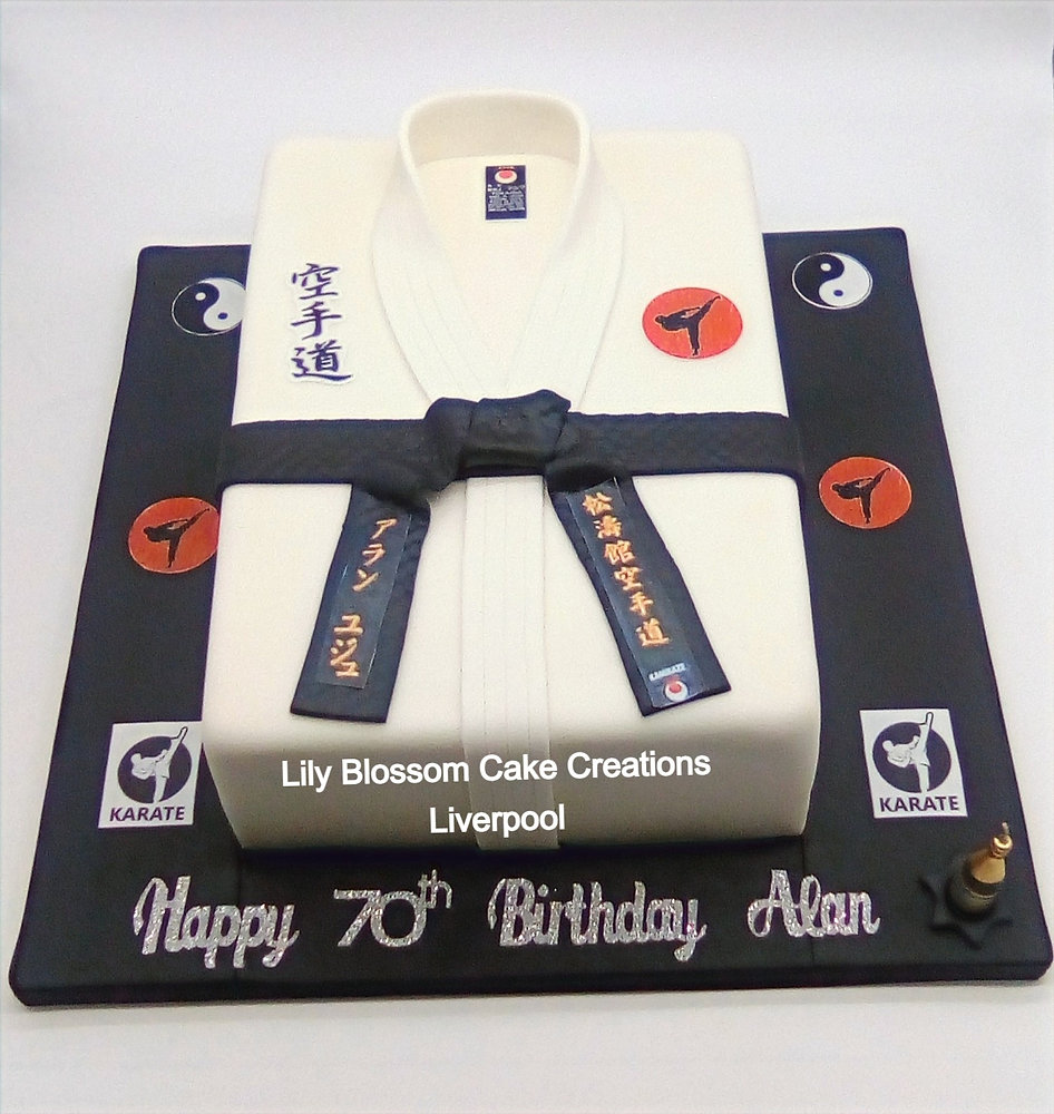 Jiu Jitsu Decorated Cake