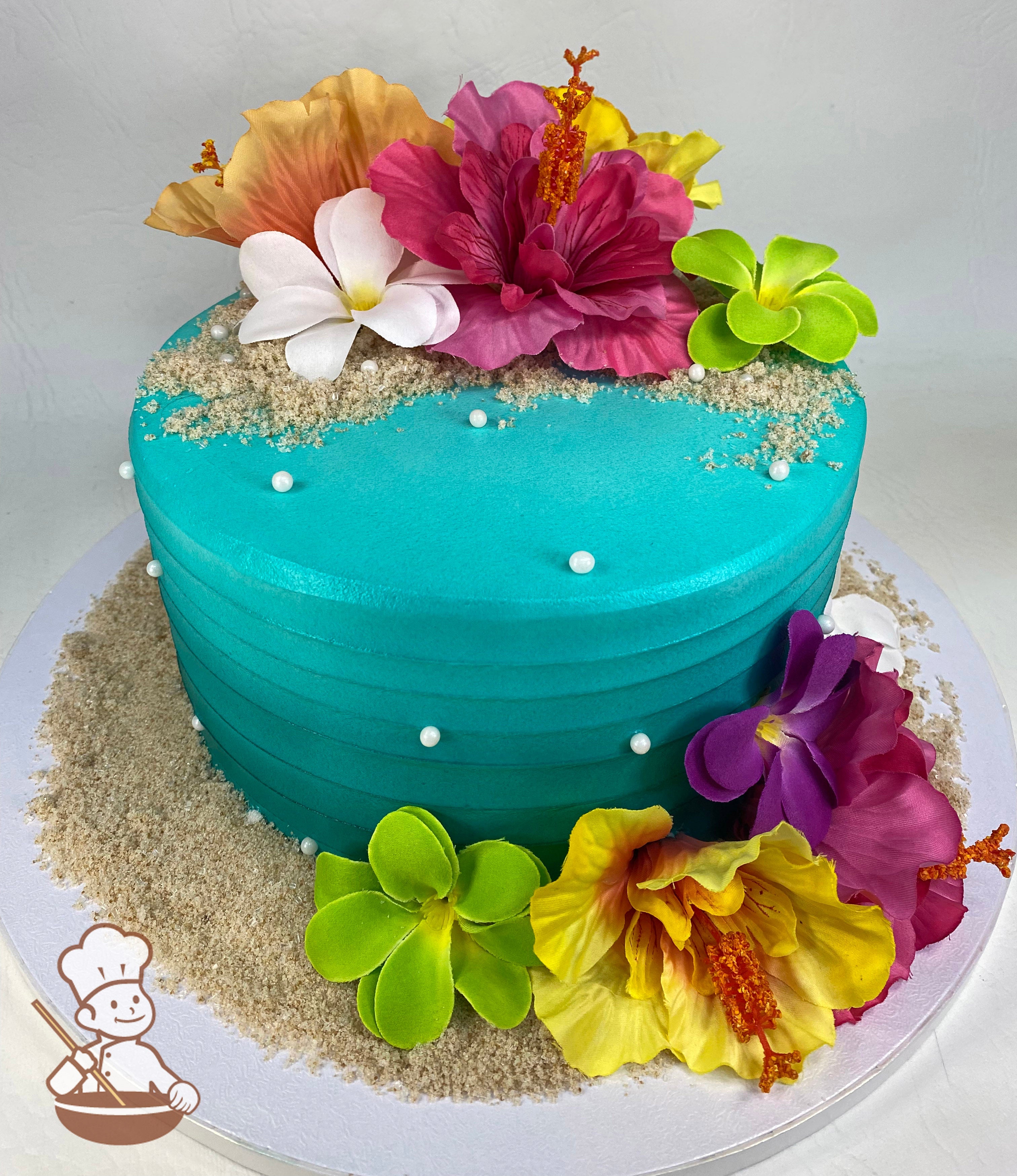 Tropical Decorated Cake