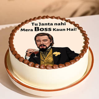 Powerful Boss Decorated Cake