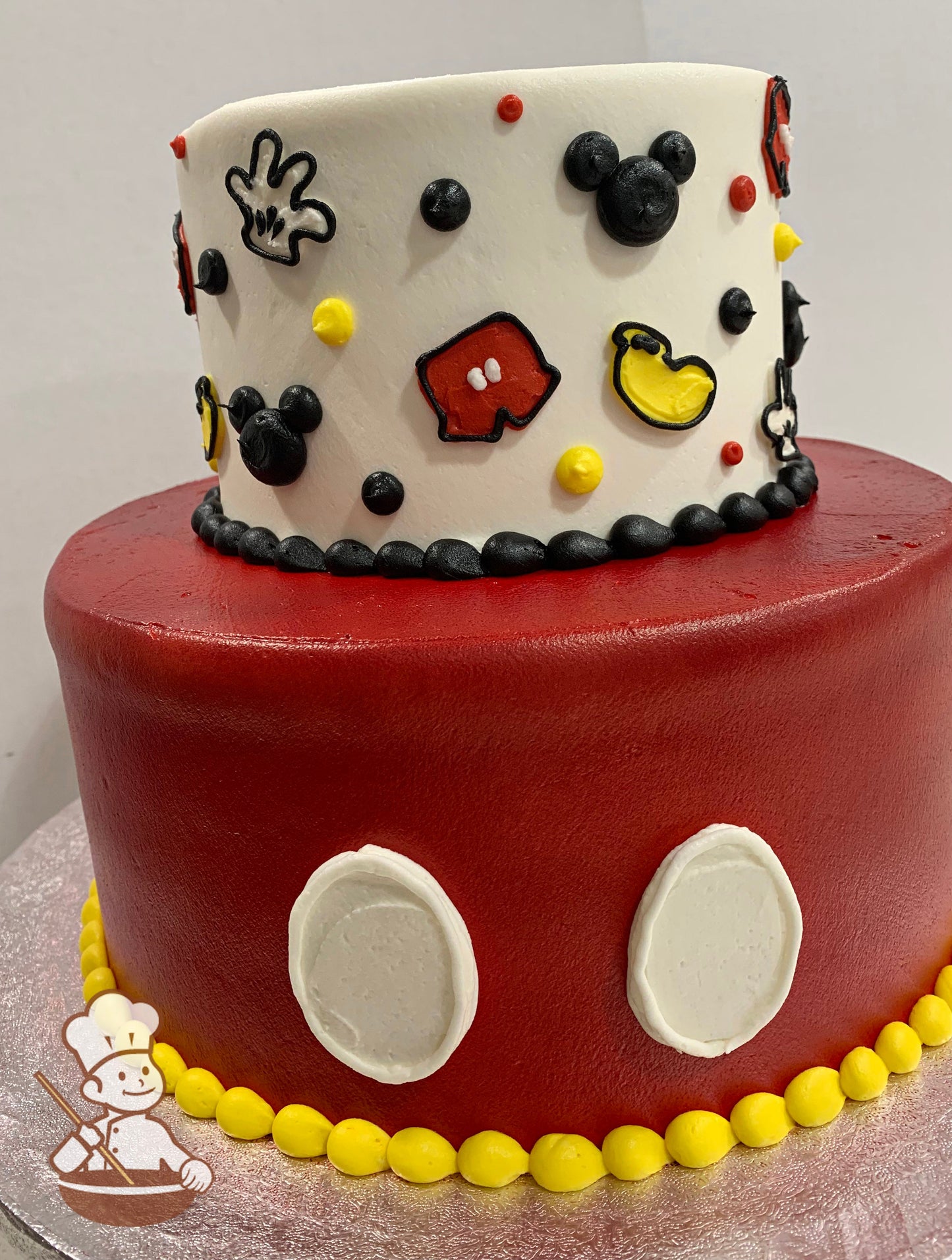 Mickey decorated cake