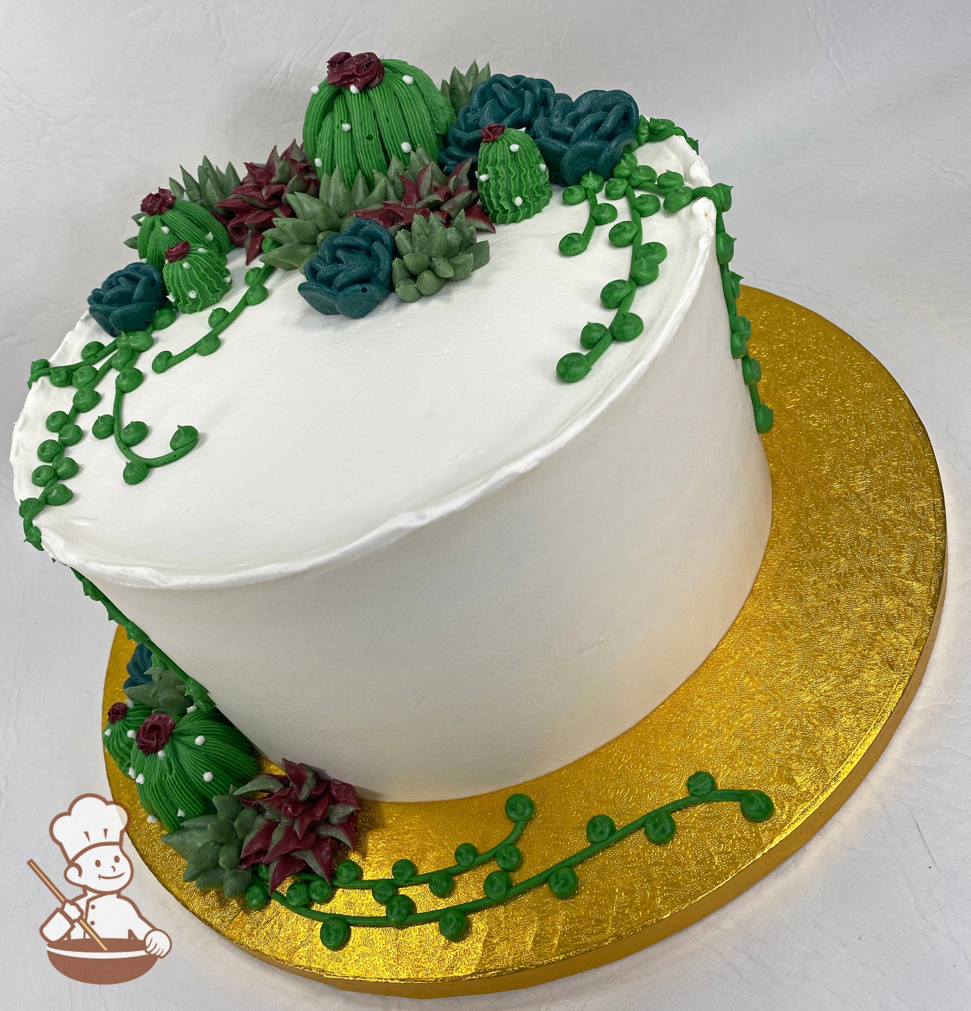 Decorated Garden Cake