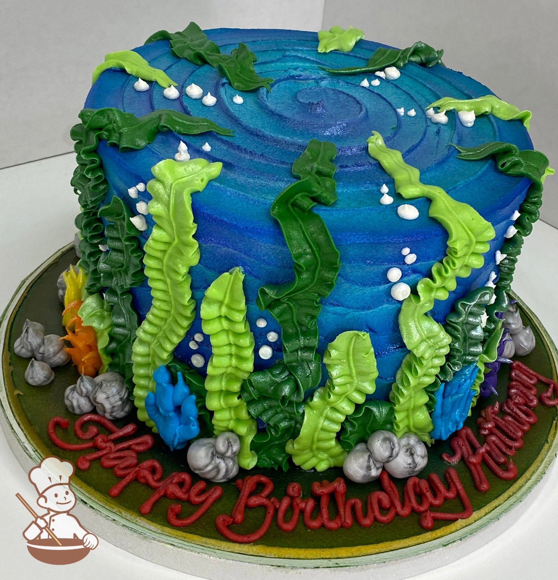 Ocean Decorated Cake