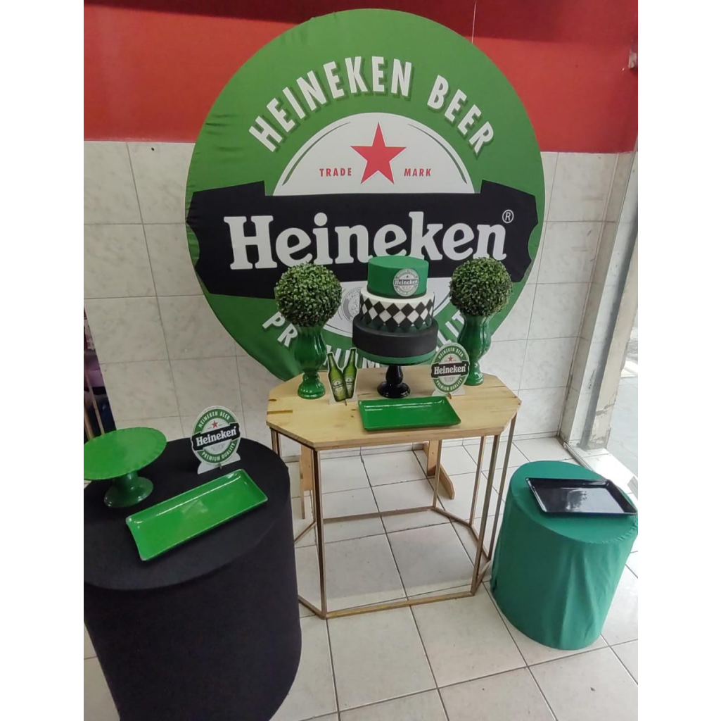 Bolo Decorado Heineken