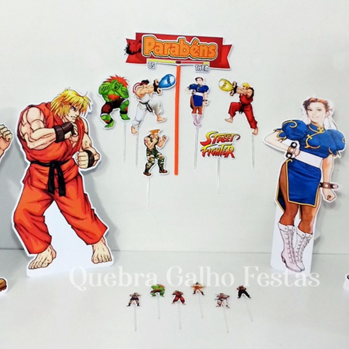 Bolo Decorado Street Fighter