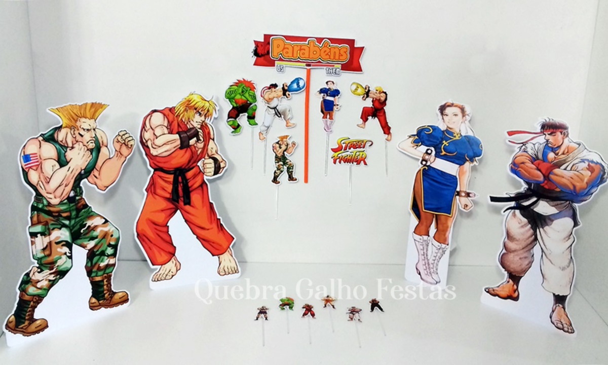 Bolo Decorado Street Fighter