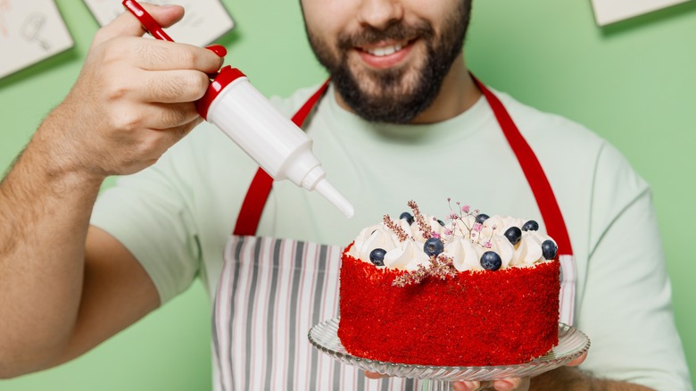 Hacker decorated cake