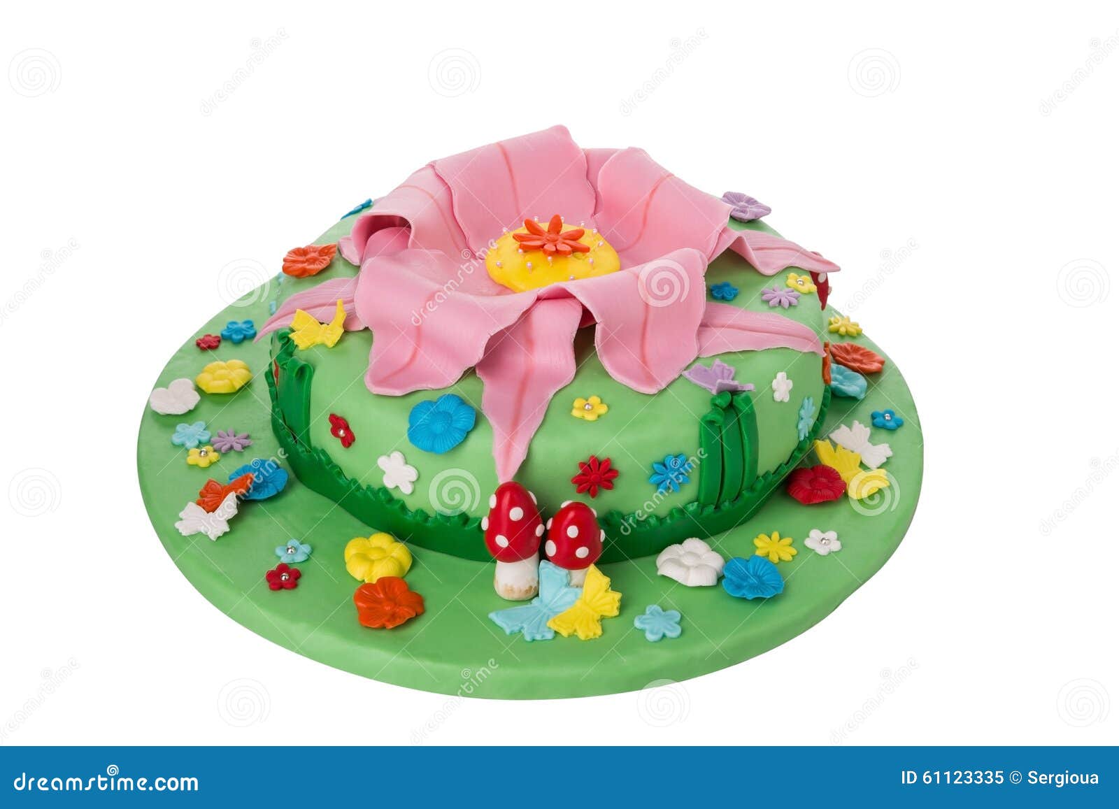 Nature Decorated Cake