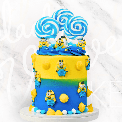 Minion Decorated Cake