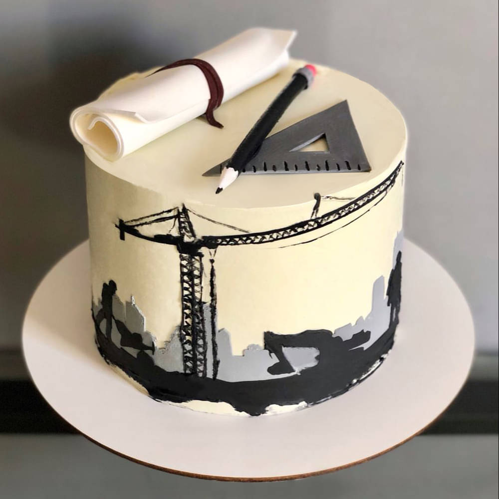 Architecture Decorated Cake