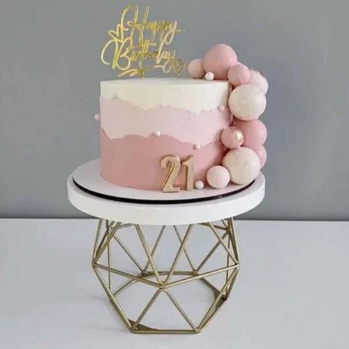 Diamond Decorated Cake