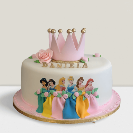 Disney Princess Decorated Cake