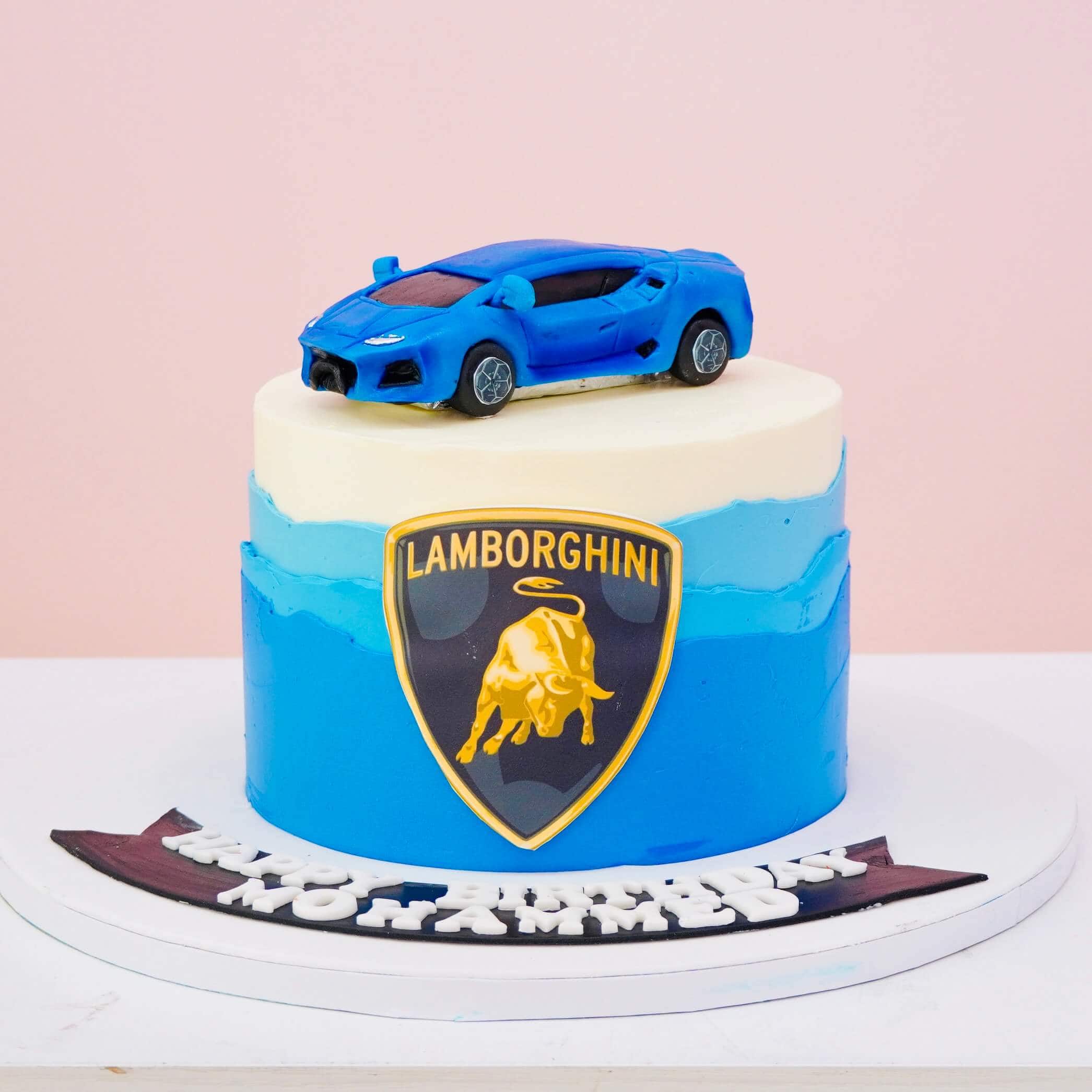 Lamborghini Decorated Cake