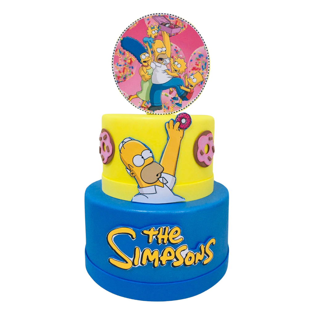 Bolo Decorado Simpson