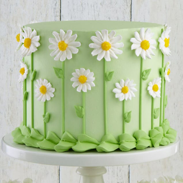 Decorated Cake Daisies