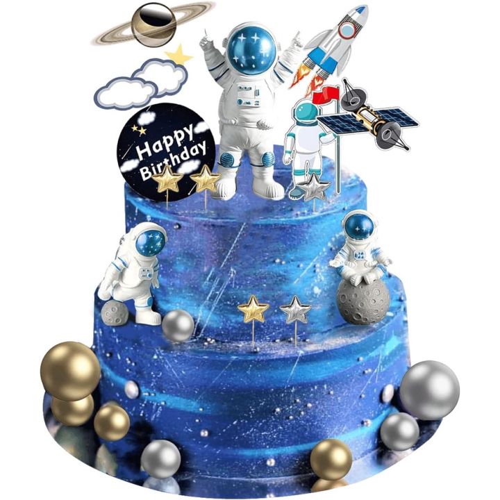 Astronaut Decorated Cake