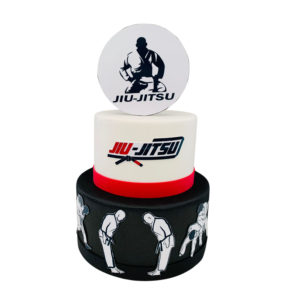 Jiu Jitsu Decorated Cake