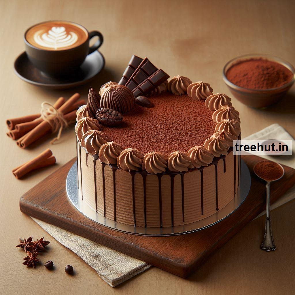 Coffee Decorated Cake