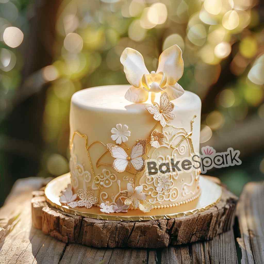 Elegant Decorated Cake