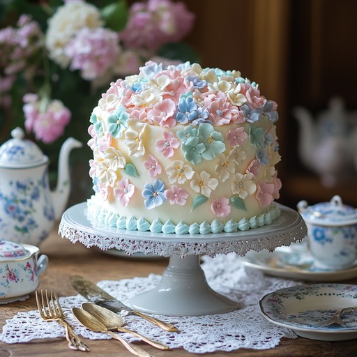 Elegant Decorated Cake