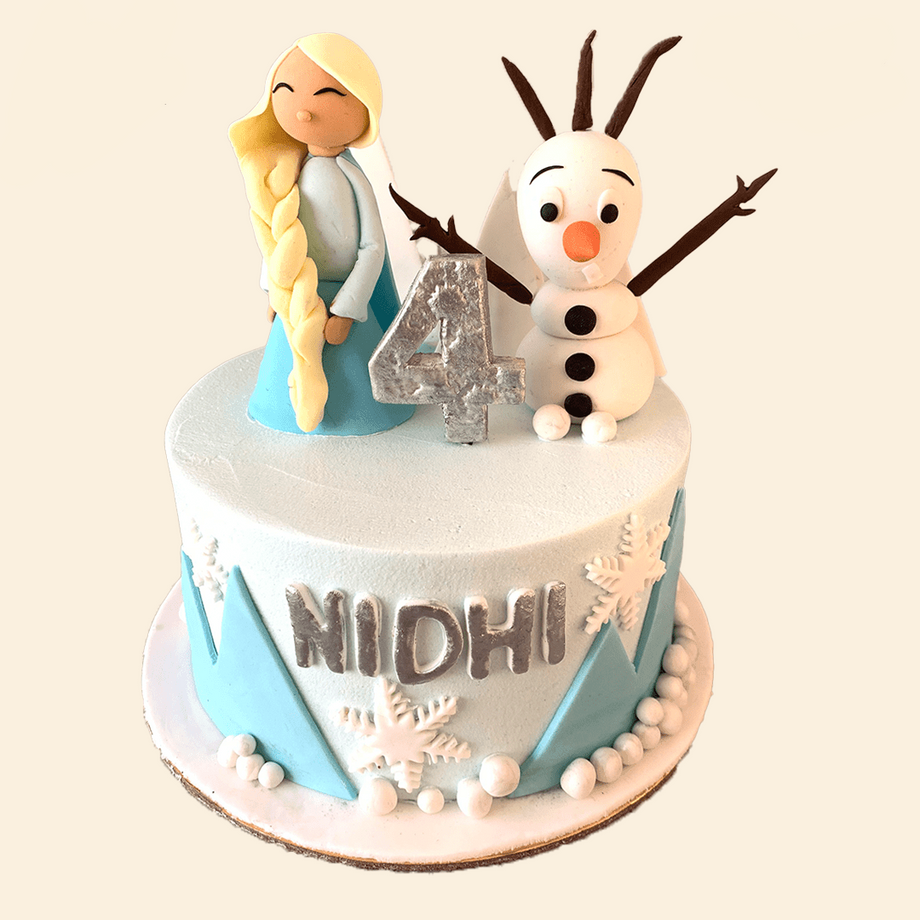 Olaf Decorated Cake