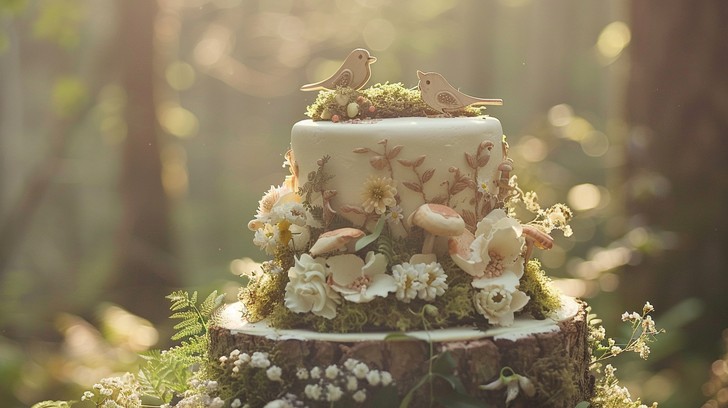 Forest Decorated Cake