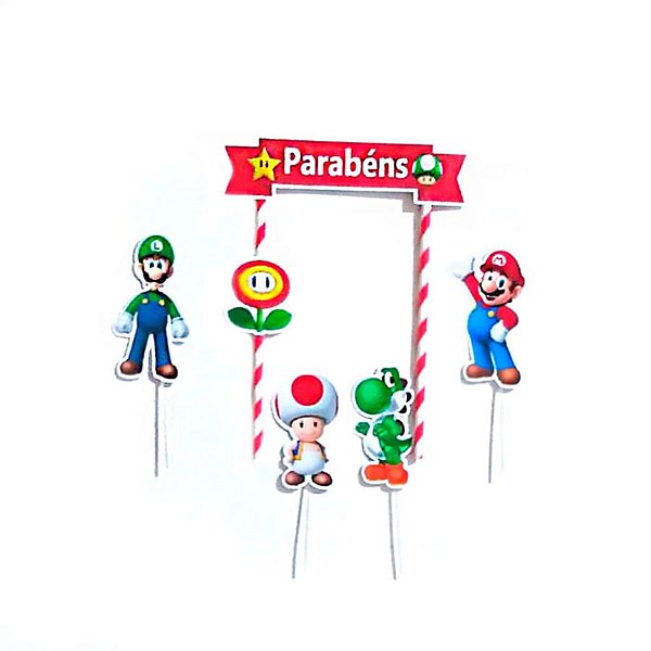 Bolo Decorado Mario Bros