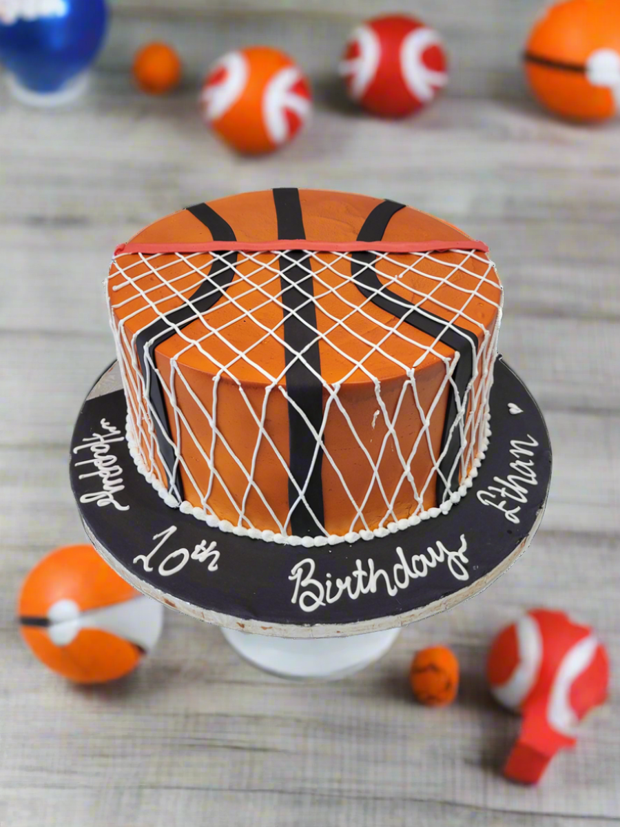 Basketball Decorated Cake